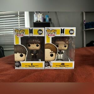 K-pop BTS Funko pop. V and Jin come as a set for $10.